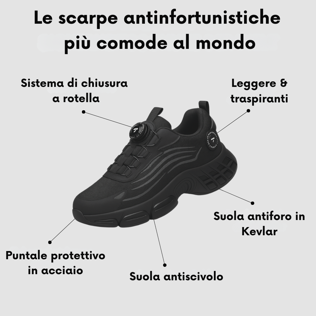 S3 Pro Corazza – Il puntale in acciaio ortopedico