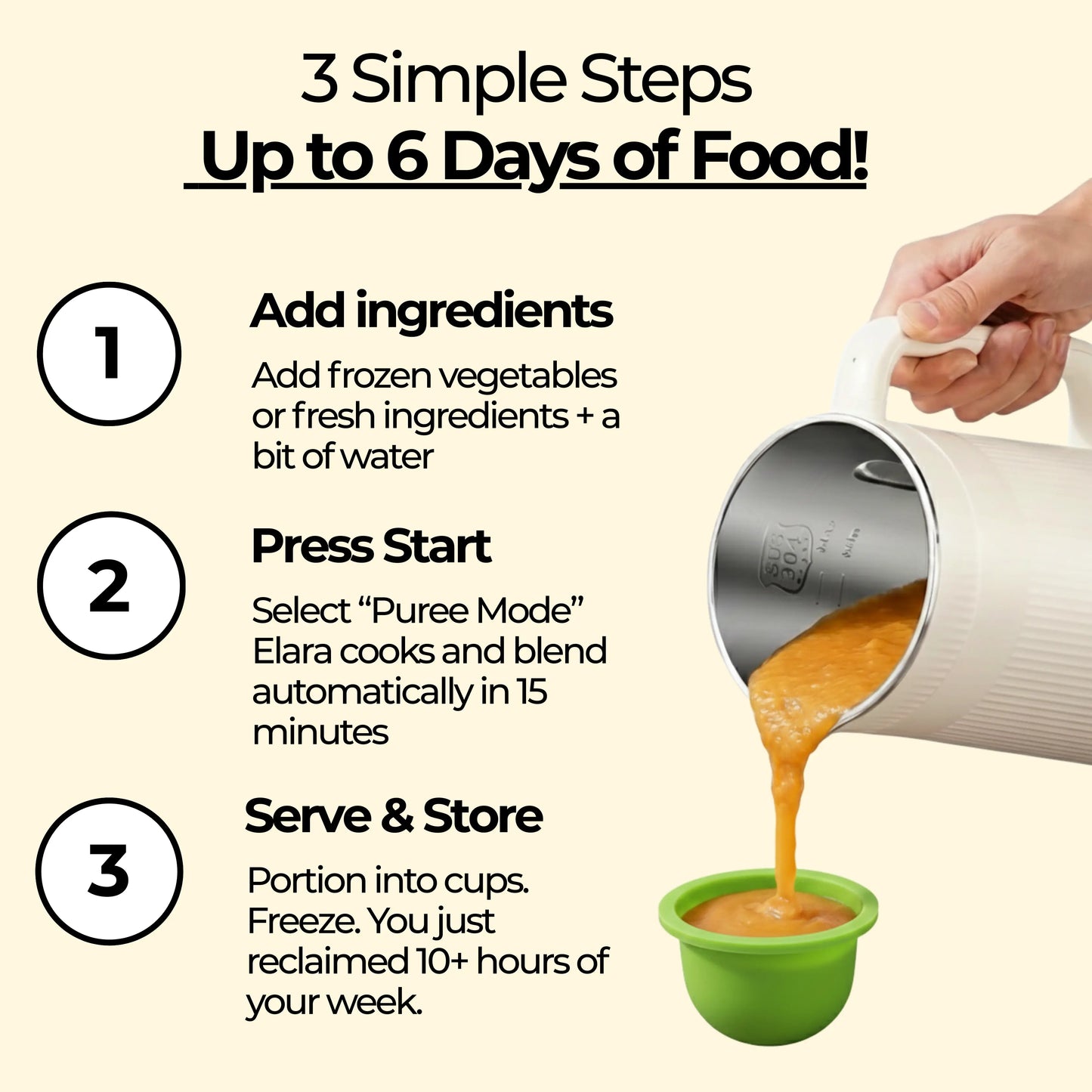 ELARA baby meal maker